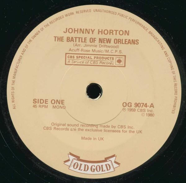 Johnny Horton, Stonewall Jackson - The Battle Of New Orleans  /  Waterloo