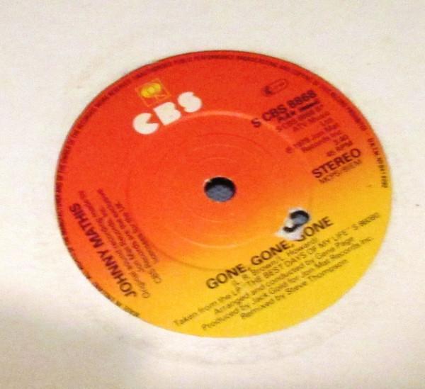 Johnny Mathis - Gone, Gone, Gone