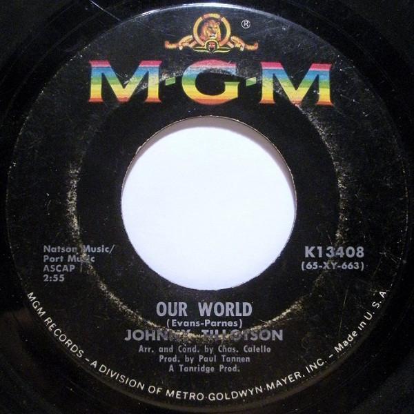 Johnny Tillotson - Our World