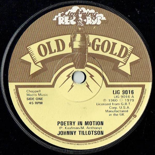 Johnny Tillotson - Poetry In Motion