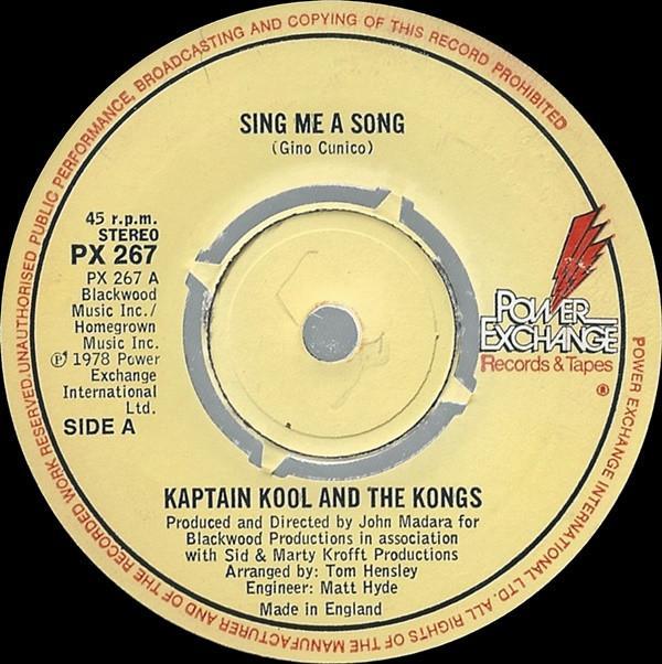 Kaptain Kool And The Kongs - Sing Me A Song