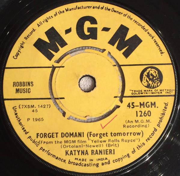 Katyna Ranieri - Forget Domani / Now And Then