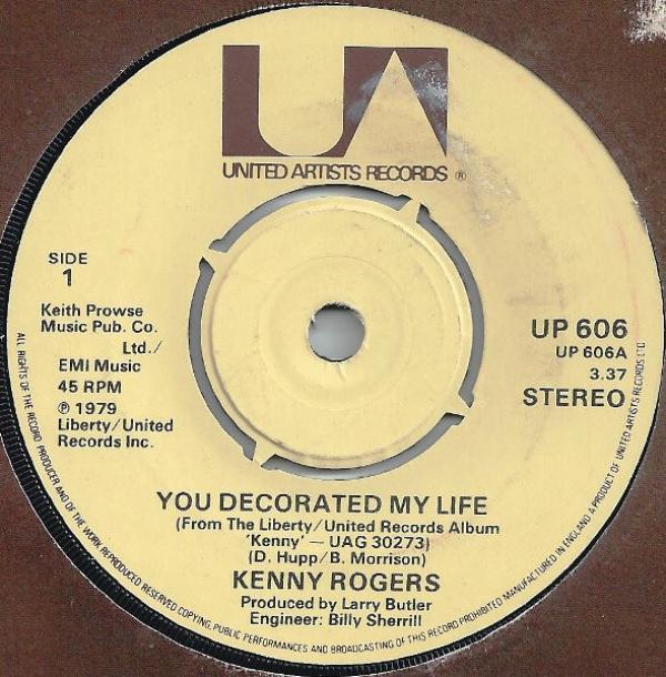 Kenny Rogers - You Decorated My Life