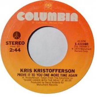 Kris Kristofferson - Prove It To You One More Time Again / Fallen Angel