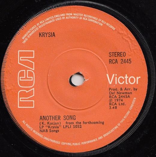 Krysia Kocjan - Another Song /Wet Tuesday