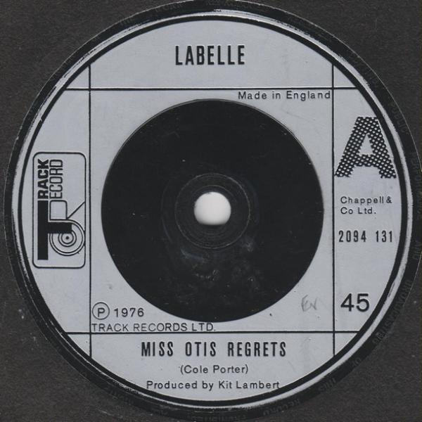 LaBelle - Miss Otis Regrets