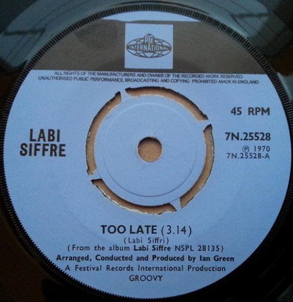 Labi Siffre - Too Late