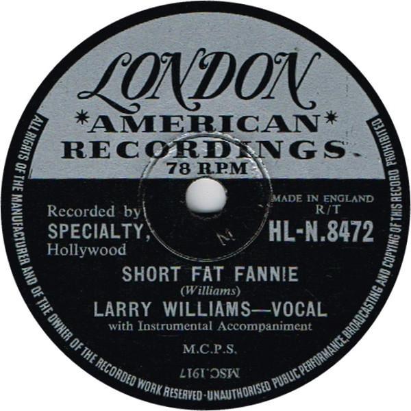 Larry Williams (3) - Short Fat Fannie / High School Dance