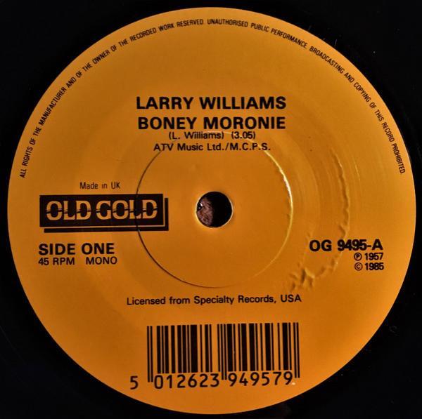 Larry Williams  - Boney Moronie / Short Fat Fannie