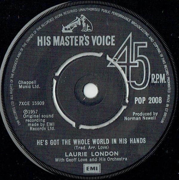 Laurie London, Geoff Love & His Orchestra - He's Got The Whole World In His Hands / Cradle Rock
