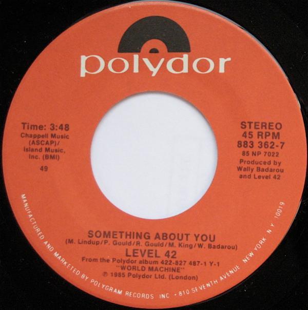 Level 42 - Something About You