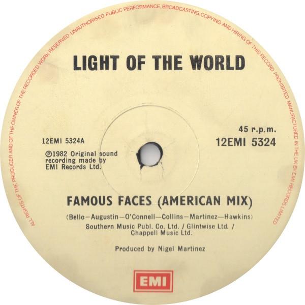 Light Of The World - Famous Faces