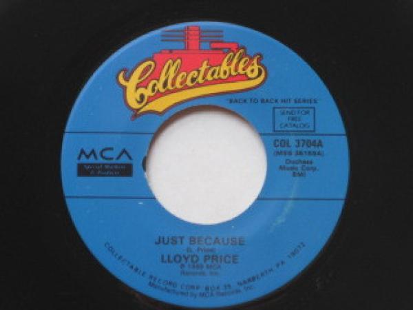Lloyd Price - Just Because / I'm Gonna Get Married