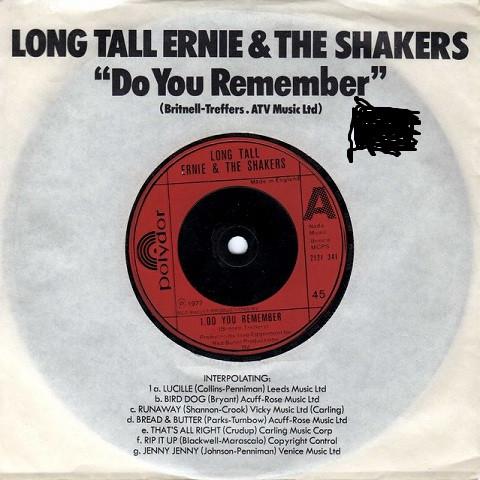 Long Tall Ernie And The Shakers - Do You Remember