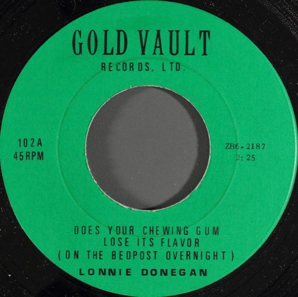 Lonnie Donegan, The Ran-Dells - Does Your Chewing Gum Lose Its Flavor (On The Bedpost Overnight) / Martian Hop
