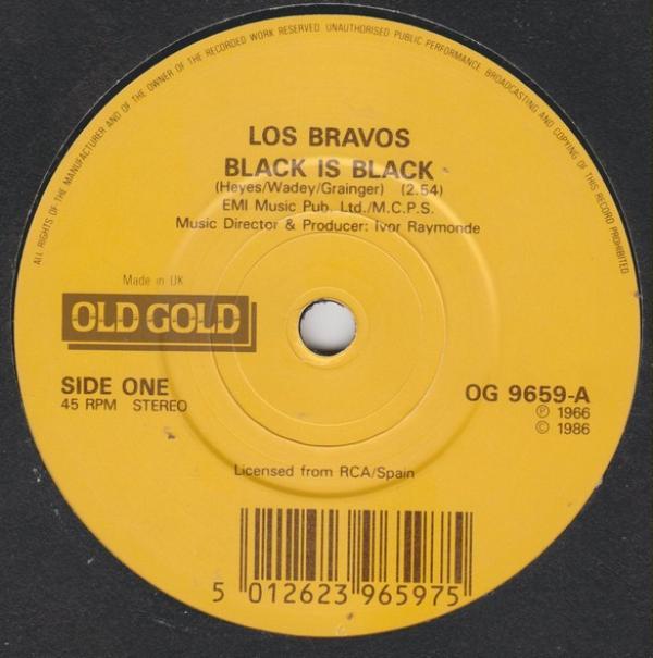 Los Bravos - Black Is Black / I Don't Care