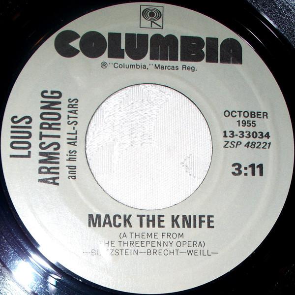 Louis Armstrong And His All-Stars - Mack The Knife / Tin Roof Blues