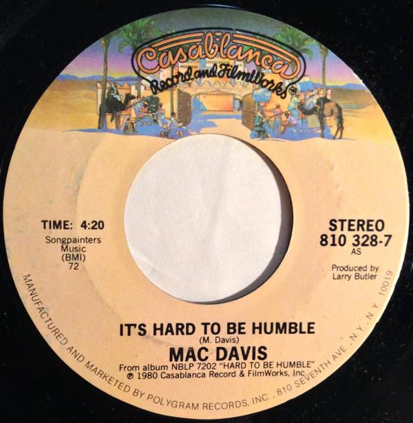 Mac Davis - It's Hard To Be Humble