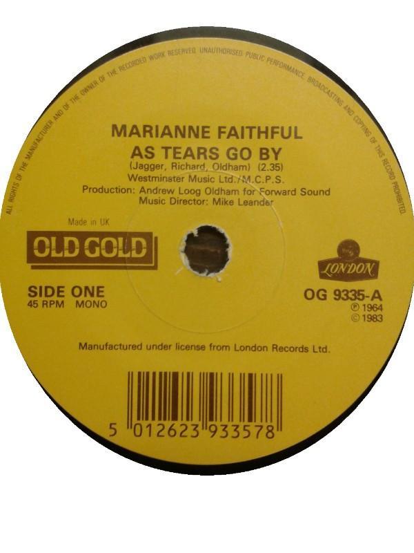Marianne Faithfull - As Tears Go By / Come And Stay With Me