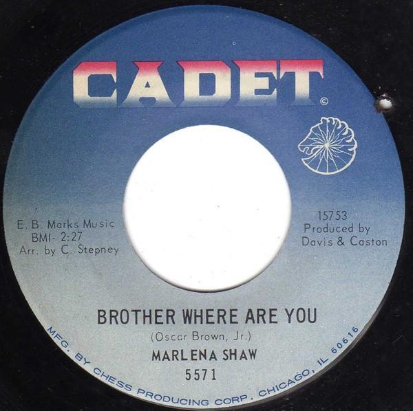 Marlena Shaw - Brother Where Are You / Waiting For Charlie To Come Home