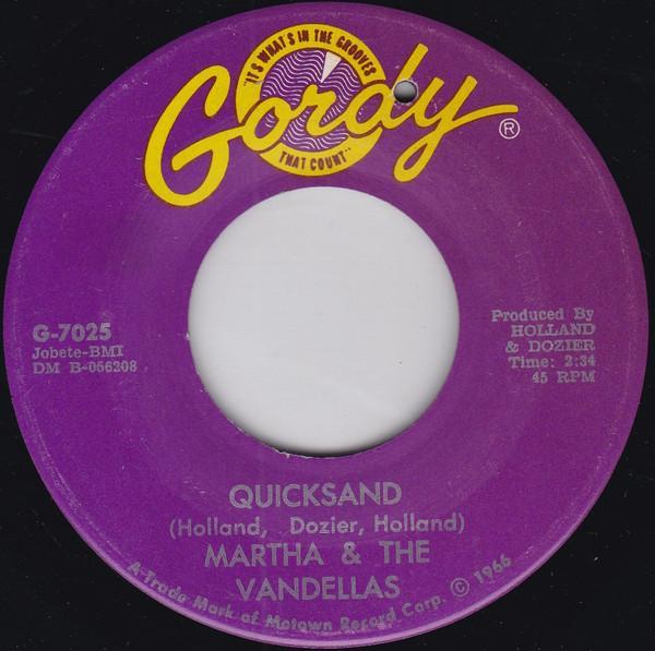 Martha Reeves & The Vandellas - Quicksand / Darling, I Hum Our Song