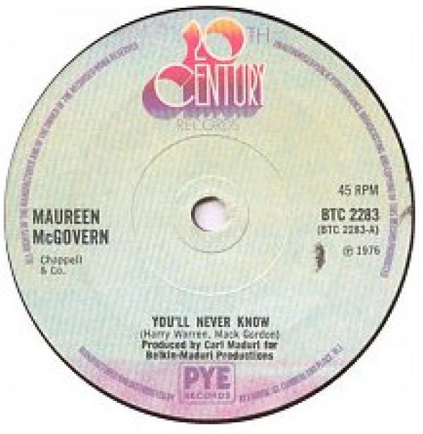 Maureen McGovern - You'll Never Know