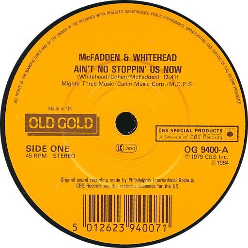 McFadden & Whitehead - Ain't No Stoppin' Us Now