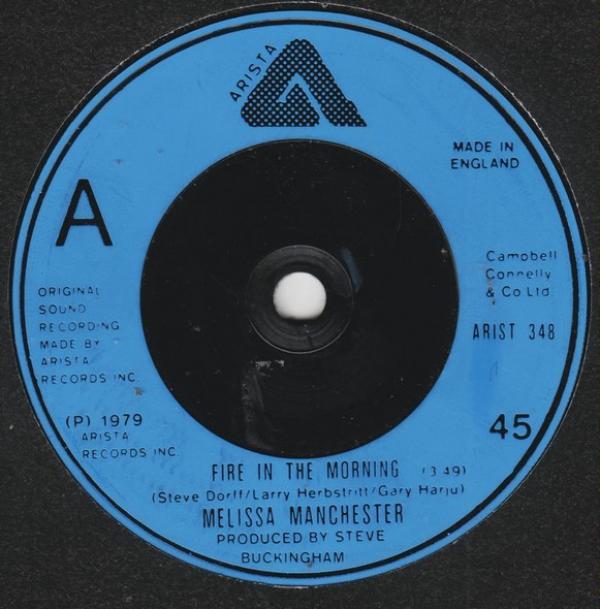 Melissa Manchester - Fire In The Morning