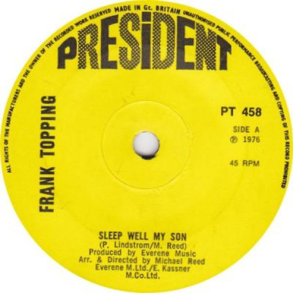 Michael Reed Orchestra, Frank Topping - Sleep Well My Son / Theme From Sleep Well My Son
