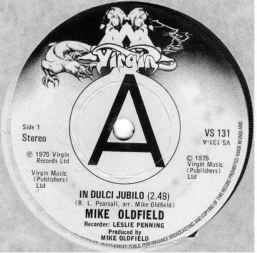 Mike Oldfield - In Dulci Jubilo / On Horseback