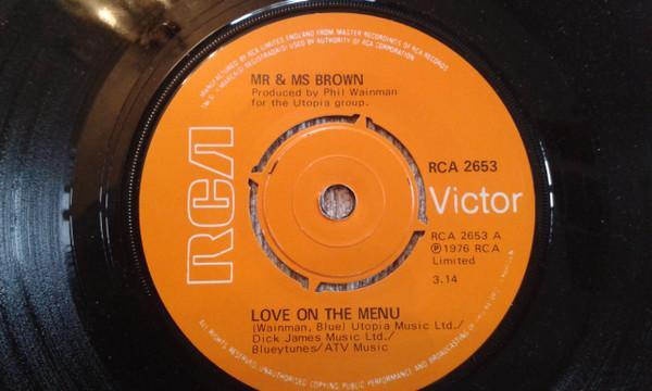 Mr & Ms Brown - Love On The Menu