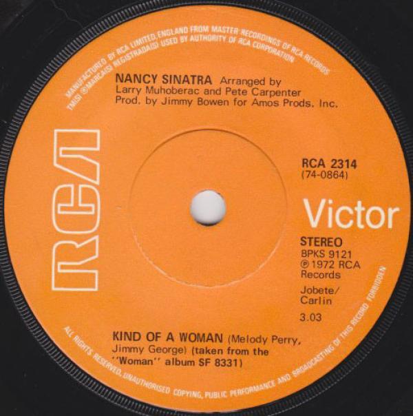 Nancy Sinatra - Kind Of A Woman