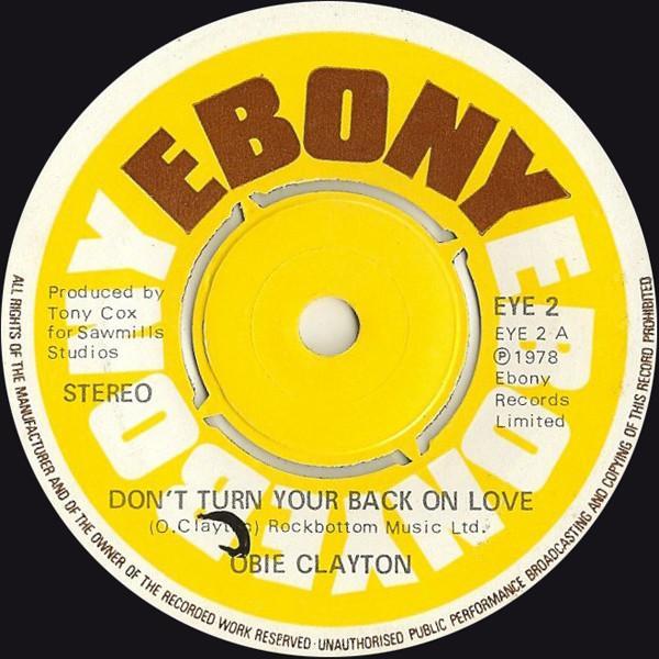 Obie Clayton - Don't Turn Your Back On Love