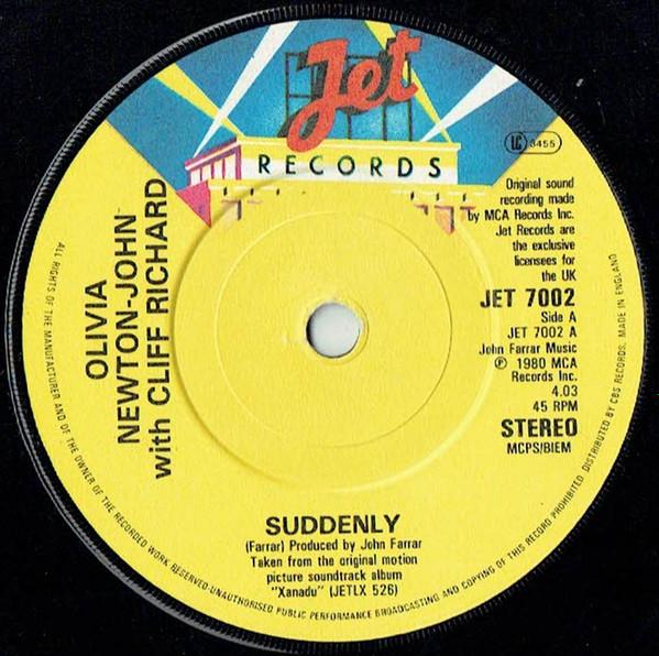 Olivia Newton-John, Cliff Richard - Suddenly
