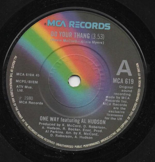 One Way, Al Hudson - Do Your Thang / Copy This