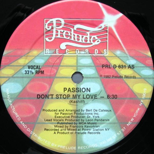 Passion (2) - Don't Stop My Love