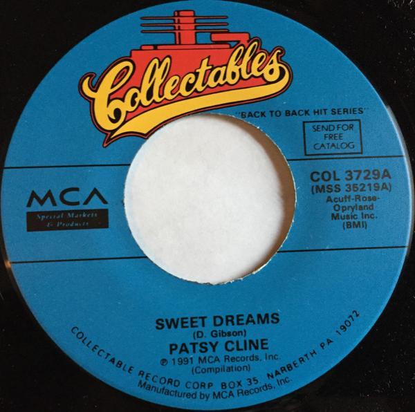 Patsy Cline, Dale Ward - Sweet Dreams / A Letter From Sherry