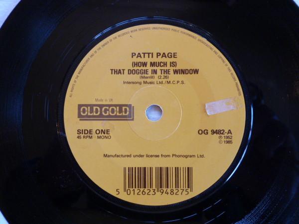 Patti Page - (How Much Is) That Doggie In The Window / Tennessee Waltz