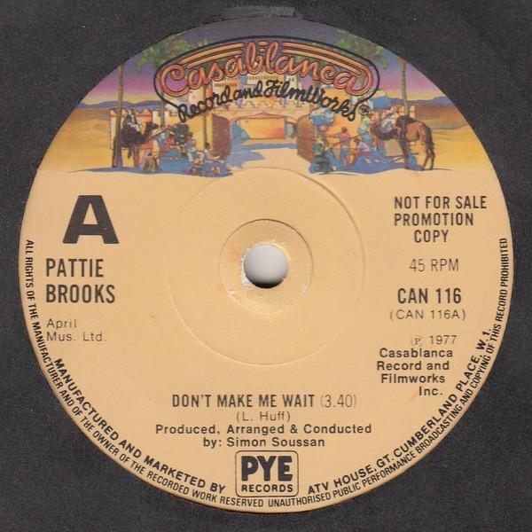 Pattie Brooks - Don't Make Me Wait