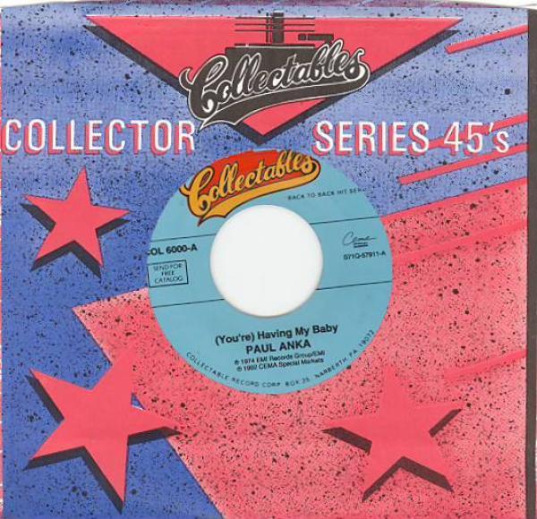 Paul Anka - (You're) Having My Baby / Times Of Your Life