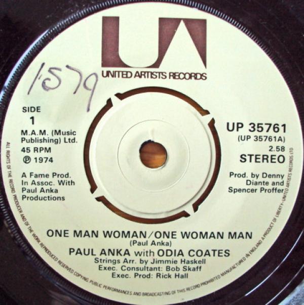 Paul Anka - One Man Woman / One Woman Man