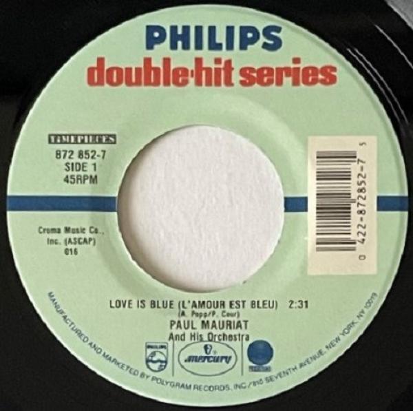 Paul Mauriat And His Orchestra - Love Is Blue (L'Amour Est Bleu) / Black Is Black