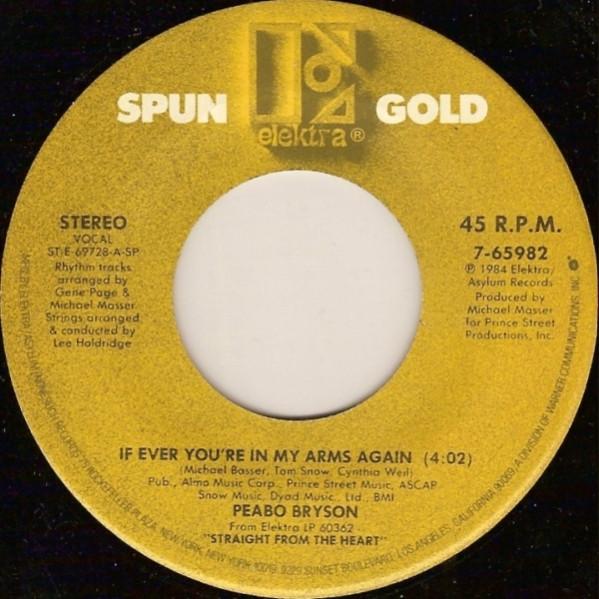 Peabo Bryson - If Ever You're In My Arms Again / Take No Prisoners (In The Game Of Love)
