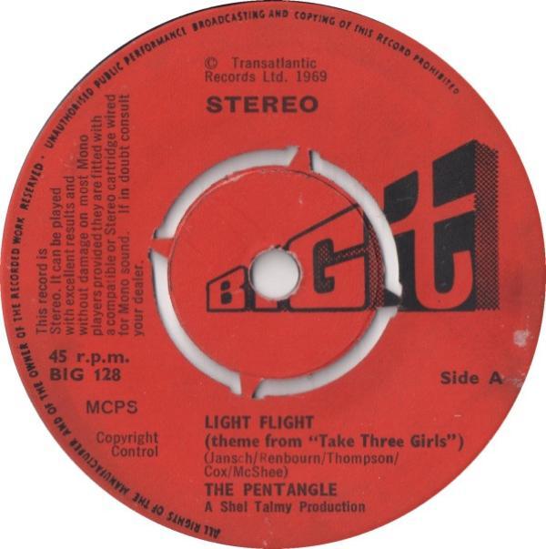 Pentangle - Light Flight (Theme From "Take Three Girls")