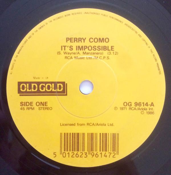 Perry Como - It's Impossible