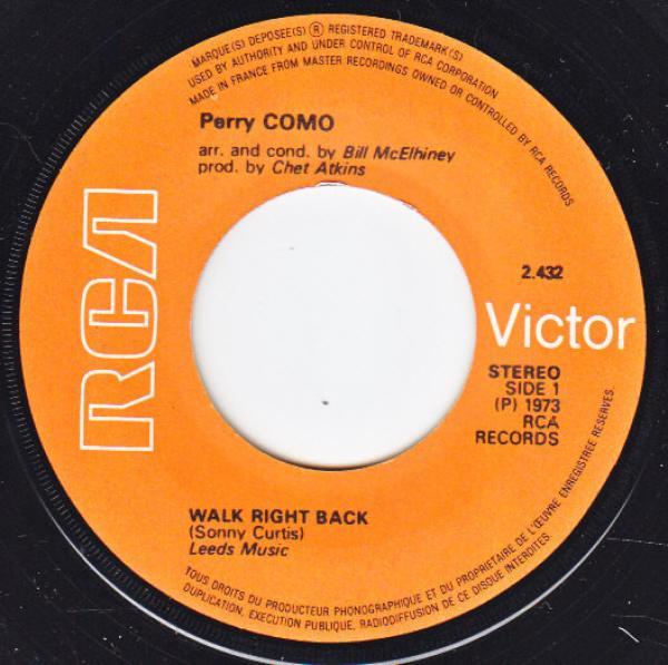 Perry Como - Walk Right Back