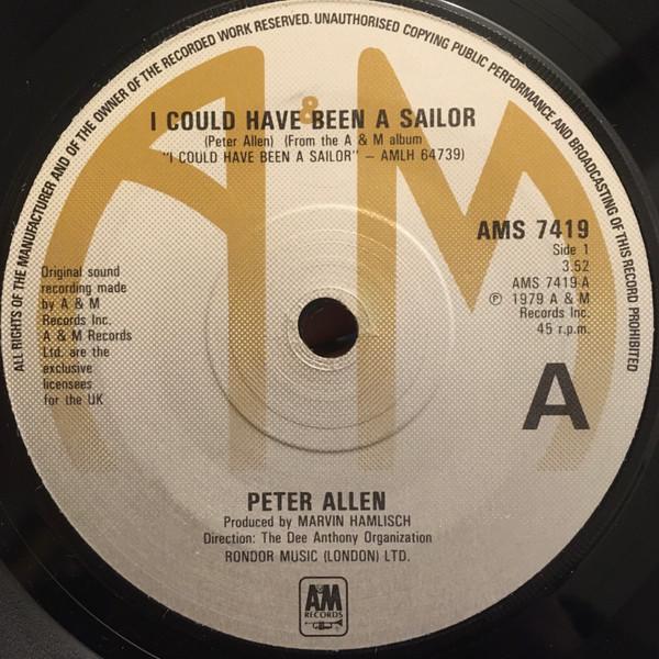 Peter Allen - I Could Have Been A Sailor