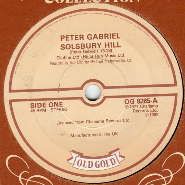 Peter Gabriel - Solsbury Hill / Games Without Frontiers