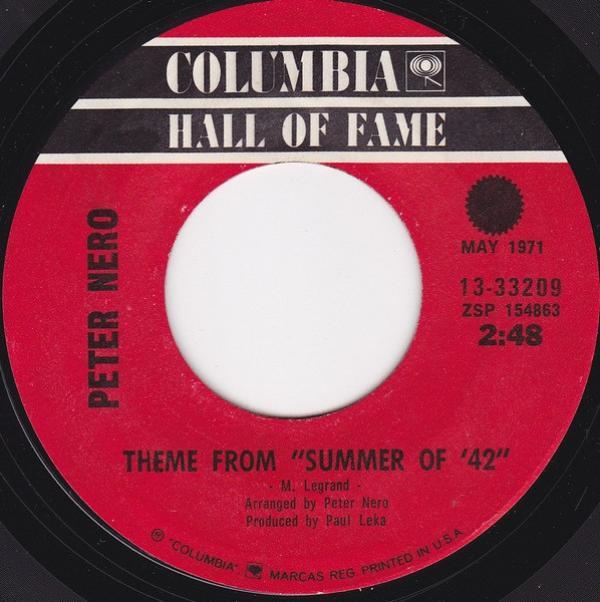 Peter Nero - Theme From "Summer Of '42" / Brian's Song
