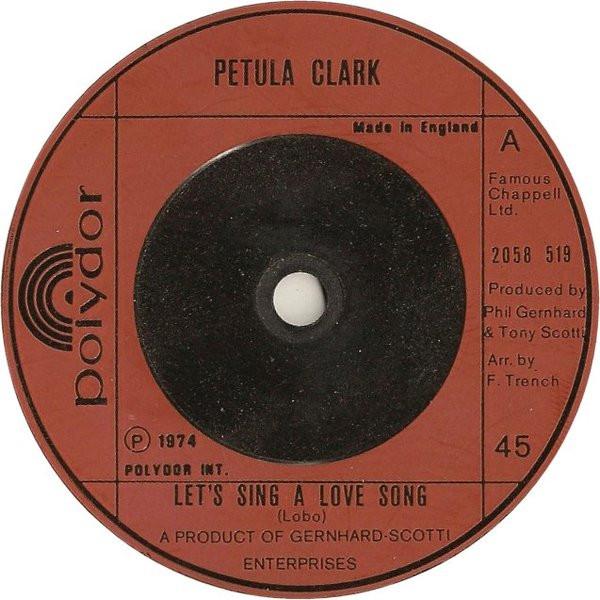 Petula Clark - Let's Sing A Love Song
